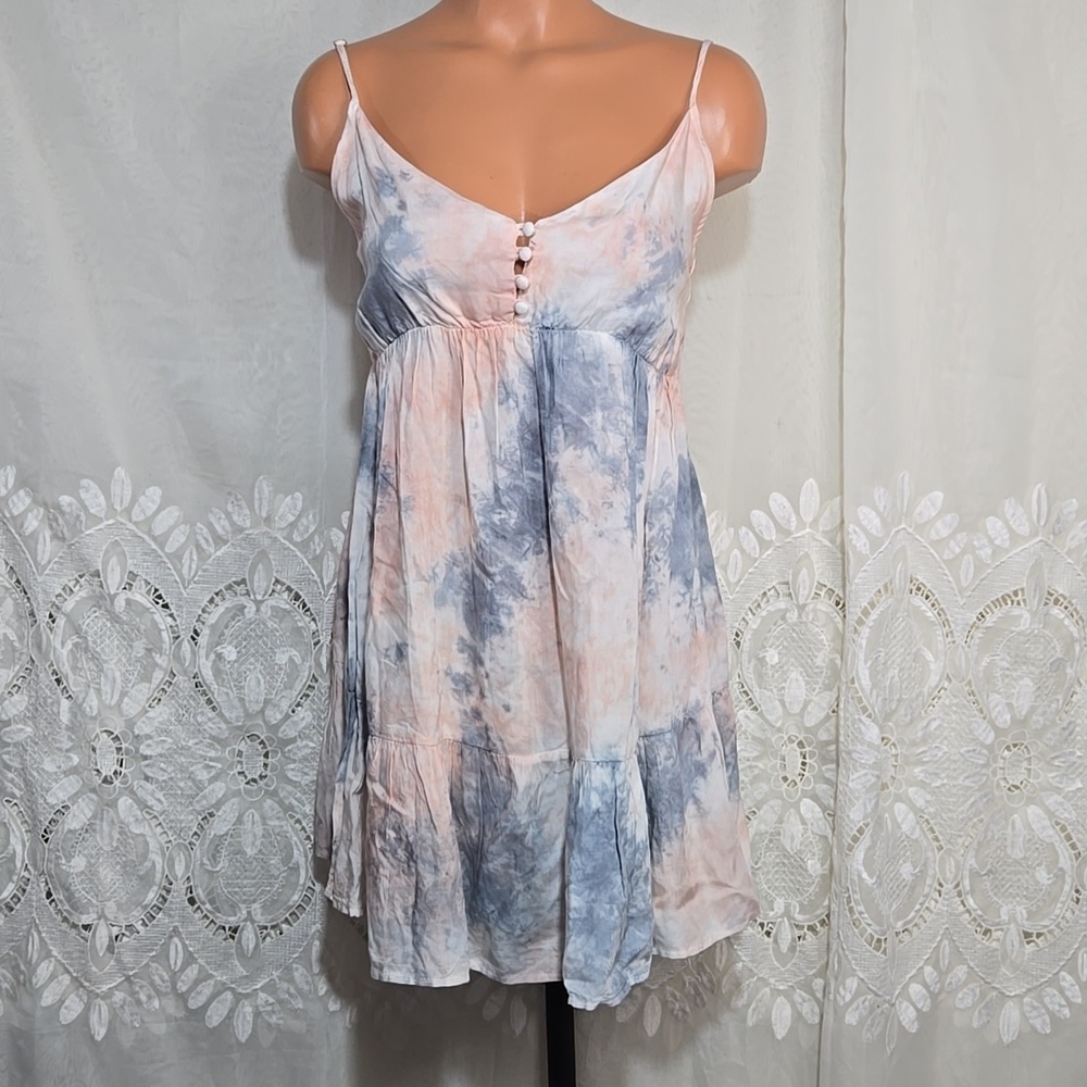 Kiwi + Punch Mini Dress Tie-Dye sz Medium